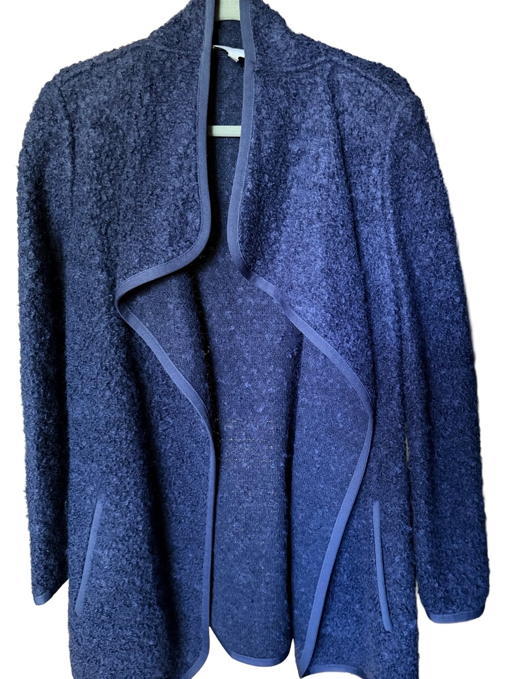 Escada boucle sweater jacket, size medium
